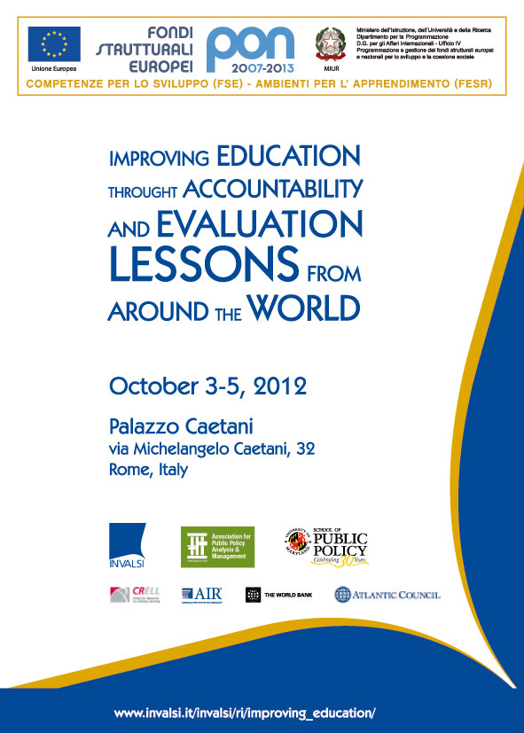 Immagine di copertina riportante la scritta Improving Education through Accountability and Evaluation
Lessons from Around the World
