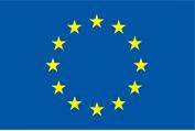 Bandiera dell'Unione Europea: bandiera blu con dodici stelle gialle